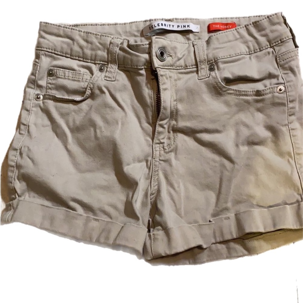 Khaki Short Shorts,Celebrity Pink, the honey